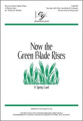 Now the Green Blade Rises Two-Part choral sheet music cover